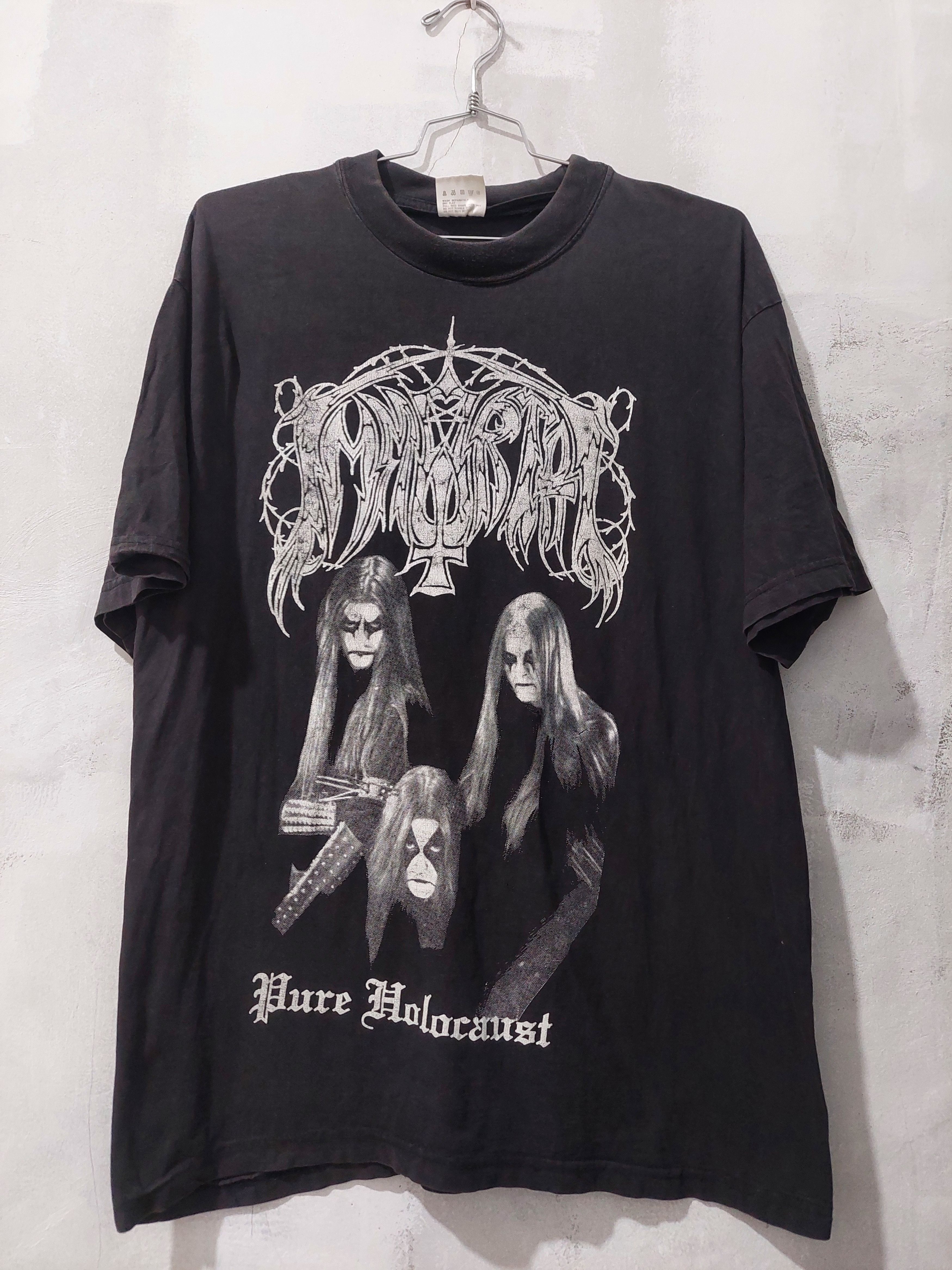 image of Band Tees x Vintage Immortal Pure Holocaust 1990S in Black, Men's (Size XL)