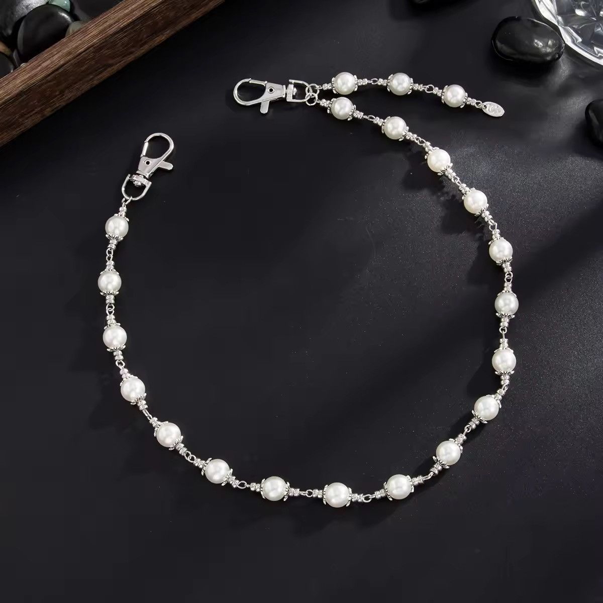 Other Imitation Pearl Pants Chain Size ONE SIZE - 3 Thumbnail