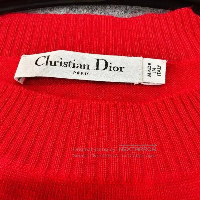 Dior Dior Red Wool Women's Pullover Sweater . Size S / US 4 / IT 40 - 4 Thumbnail