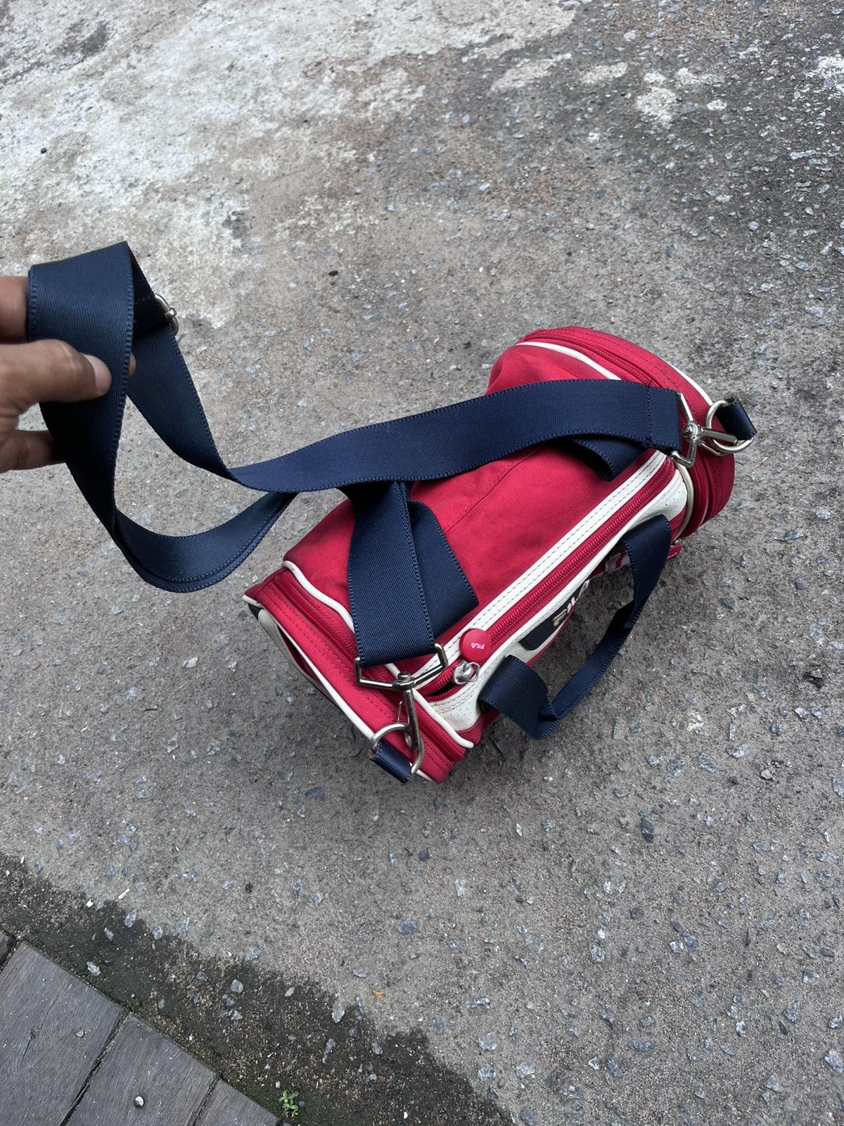 Fila VTG 2007 Fila "Spirito Sportivo" Mini Duffle Sling Bag Y2K Size ONE SIZE - 12 Thumbnail