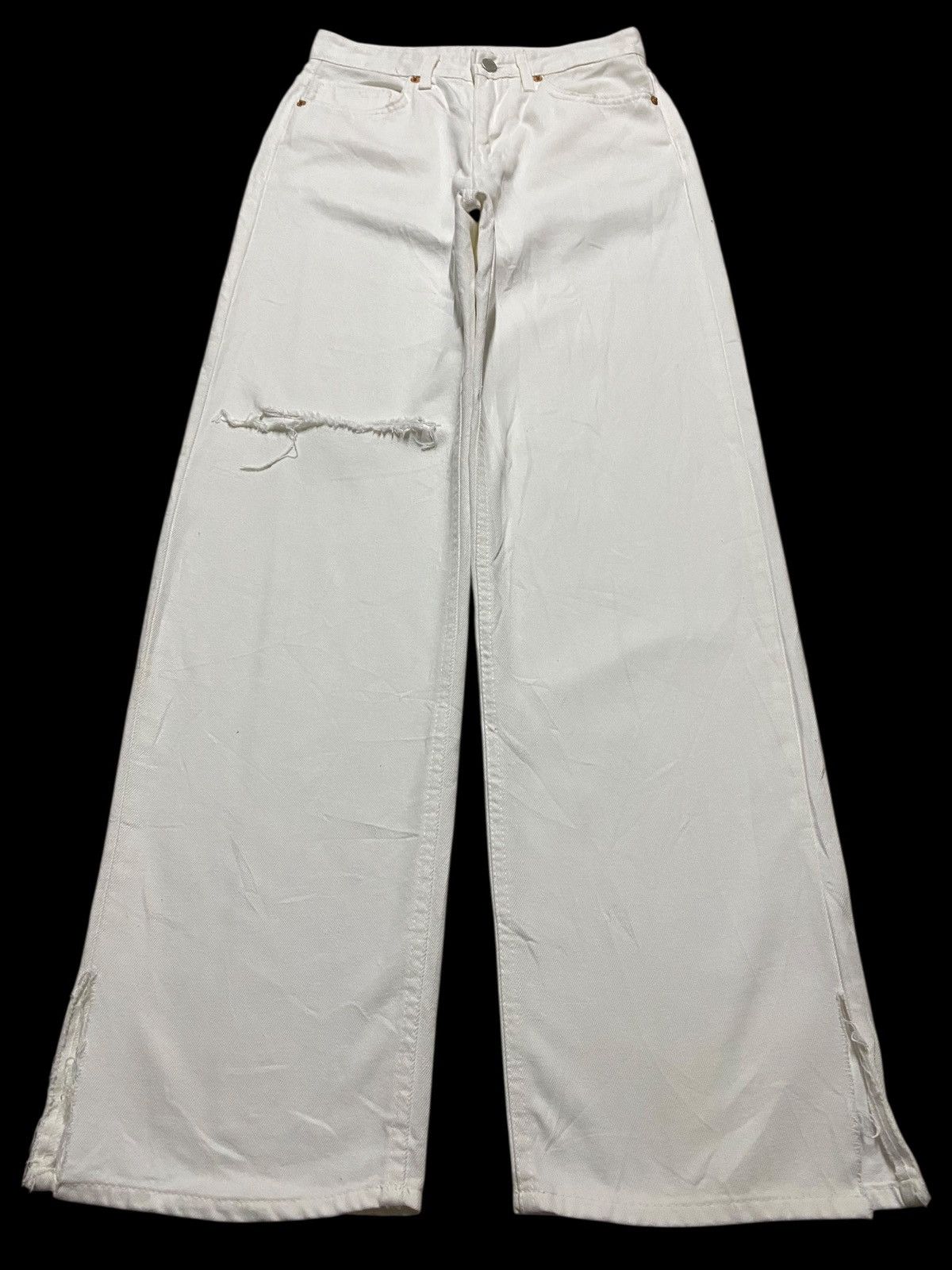 Japanese Brand Vintage Japanese Brand Royal Cheese Distressed Baggy Jeans Size US 26 / EU 42 - 1 Thumbnail