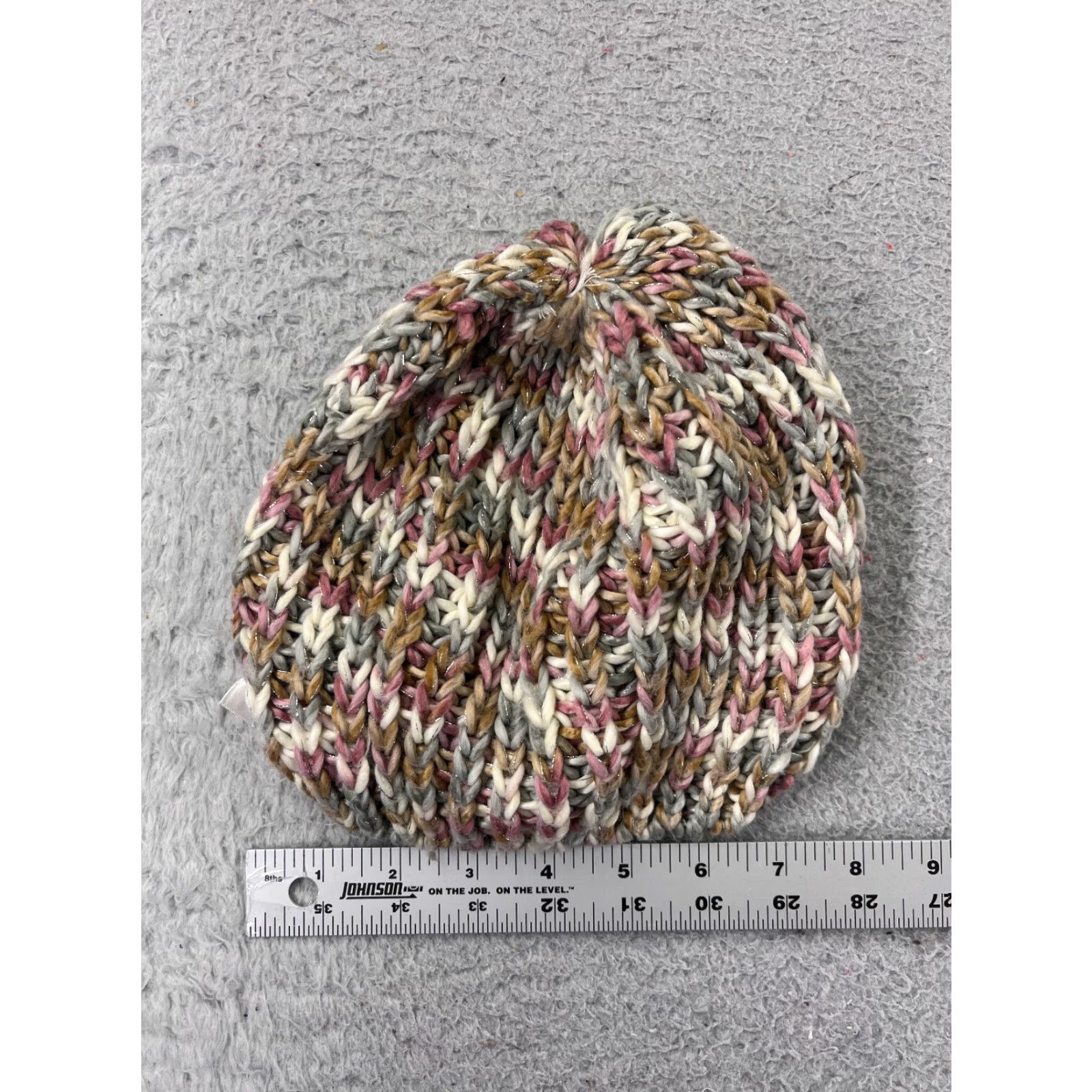 Joe Boxer Joe Boxer Beanie Womens One Size Pink 100% Acrylic Knit Ski Hat Size ONE SIZE - 5 Thumbnail