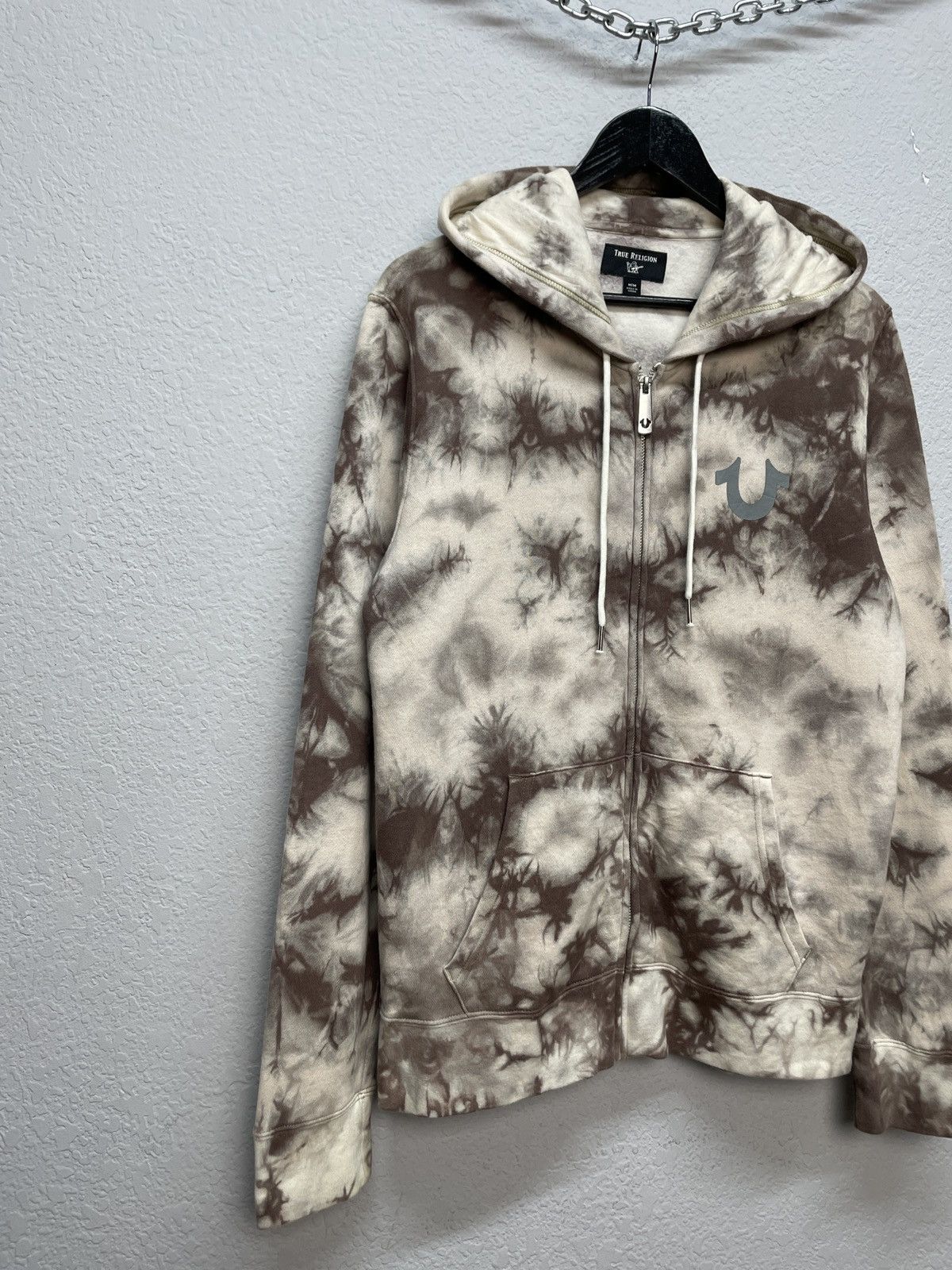 Japanese Brand Vintage Y2K True Religion Tye Dye Zip Hoodie Size US M / EU 48-50 / 2 - 4 Thumbnail