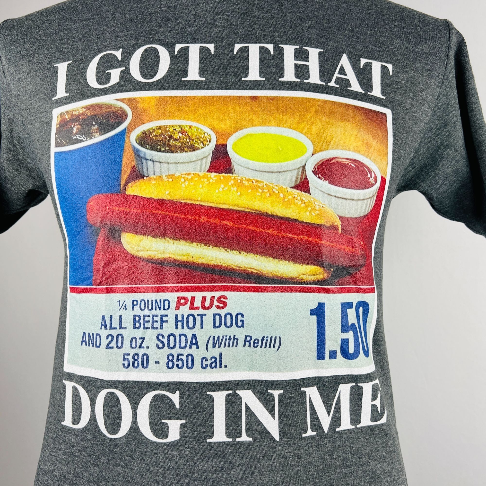 Port & Company I Got That (Hot) Dog In Me Med T-Shirt Shirt Size US M / EU 48-50 / 2 - 2 Thumbnail