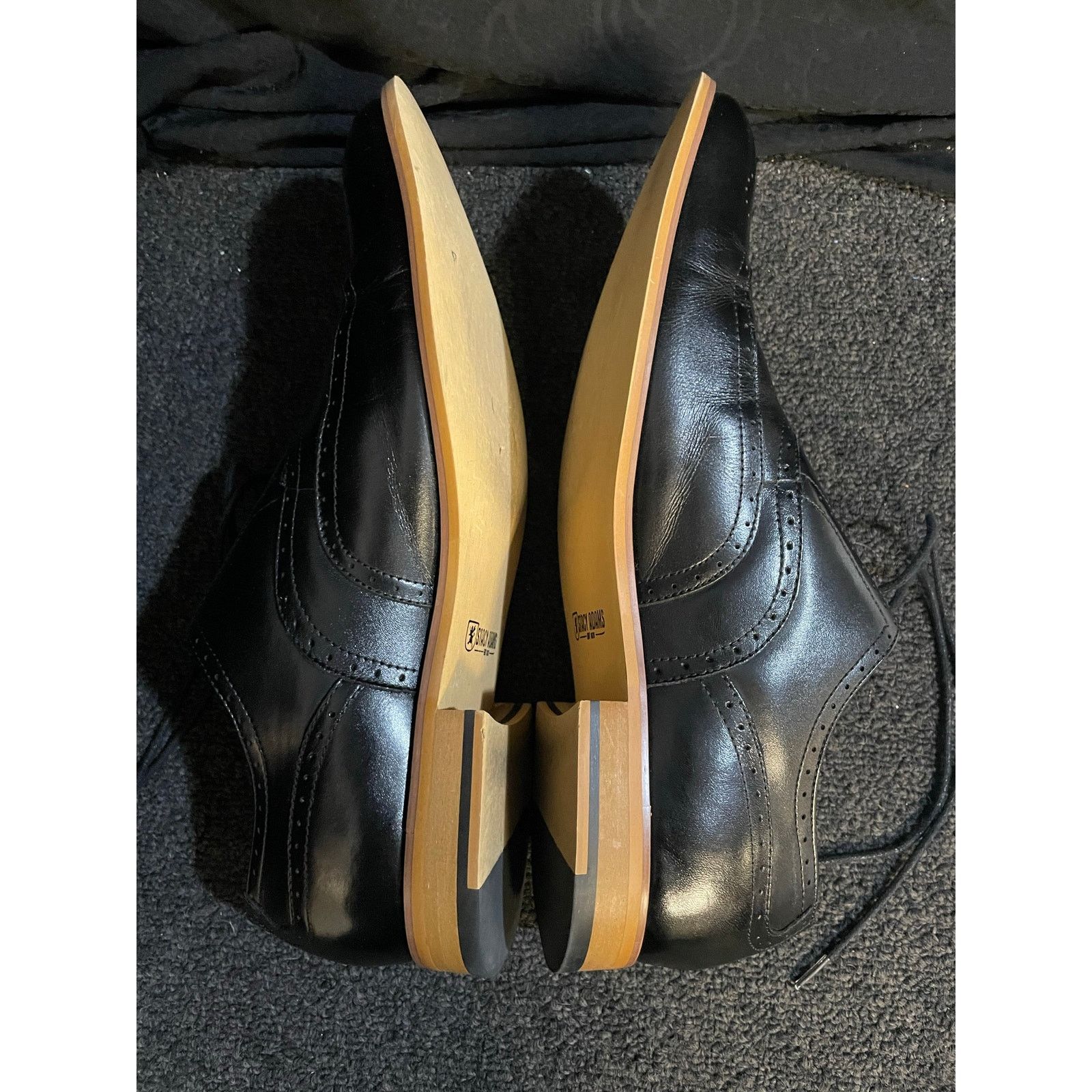 Stacy Adams Stacy Adams Dunbar Wingtip Oxford Dress Shoe Men’s 12M Size US 12 / EU 45 - 4 Thumbnail