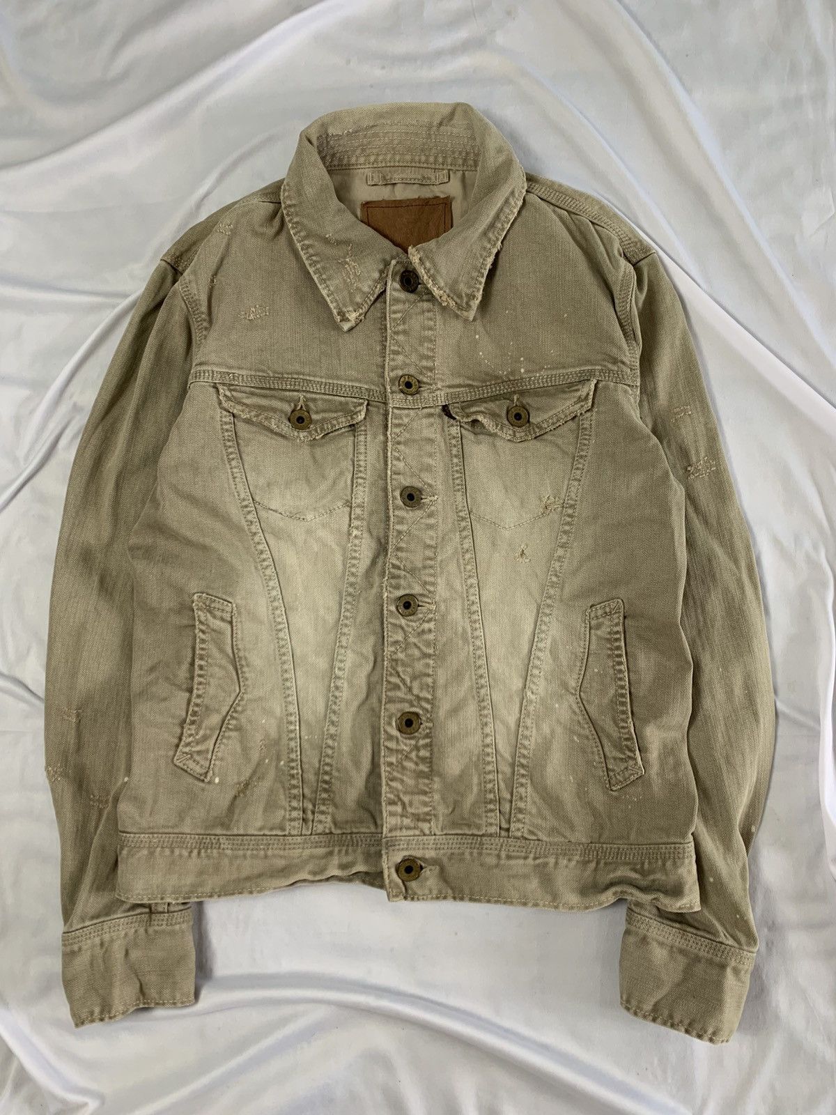 GOA Vintage goa japan trucker jeans distressed Size US M / EU 48-50 / 2 - 1 Thumbnail