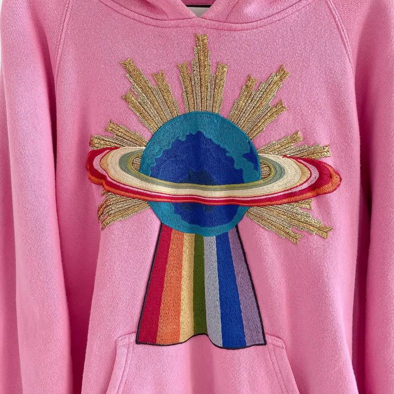 Gucci Gucci Pink hooded frisbee sweatshirt Size S / US 4 / IT 40 - 4 Thumbnail