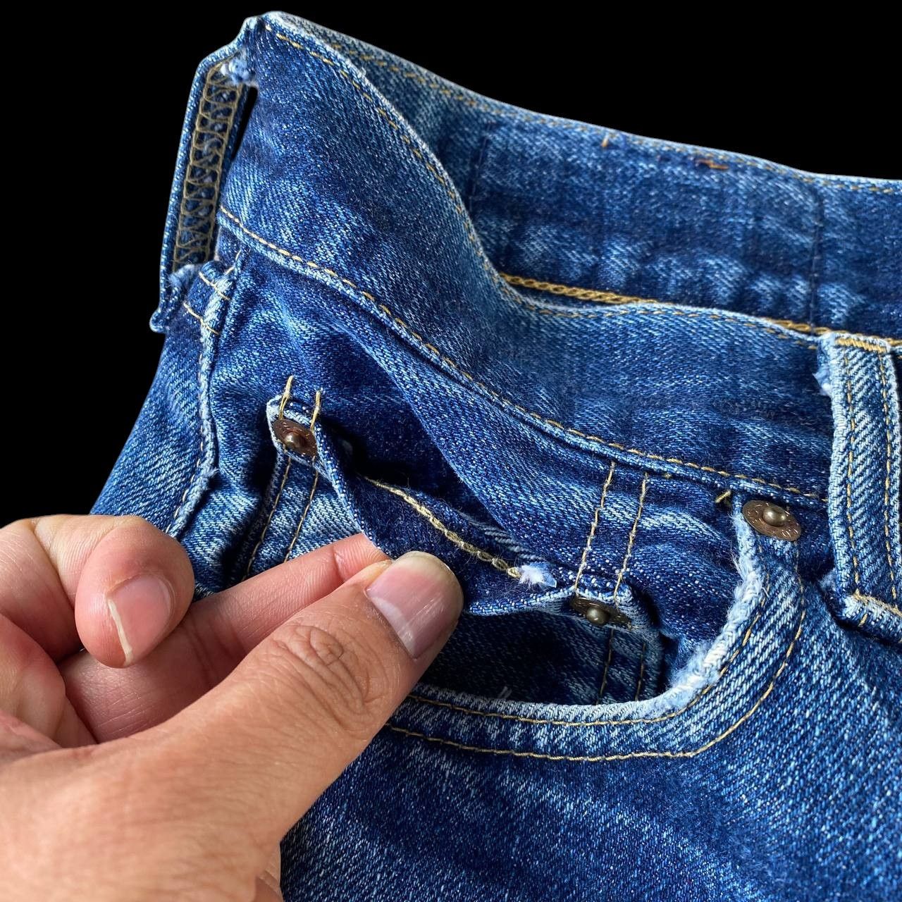 Levi's Vintage Clothing Vintage Levi’s 503BXX 90's Selvedge Denim Big E Repro 1950s Size US 29 - 13 Thumbnail