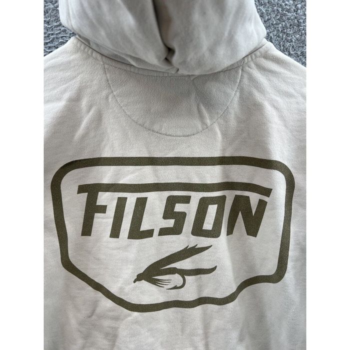 Filson Filson Heavyweight 15 oz Zip-Up Fly Fishing Hoodie Size XL