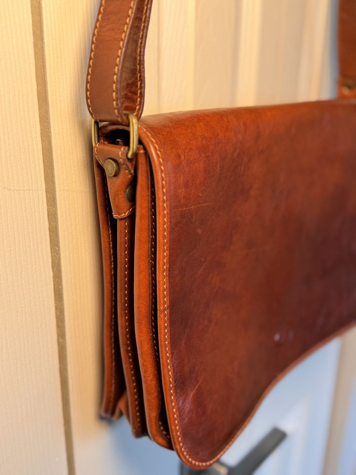 Other Italian leather briefcase - Cognac Color - Great Condition Size ONE SIZE - 2 Thumbnail