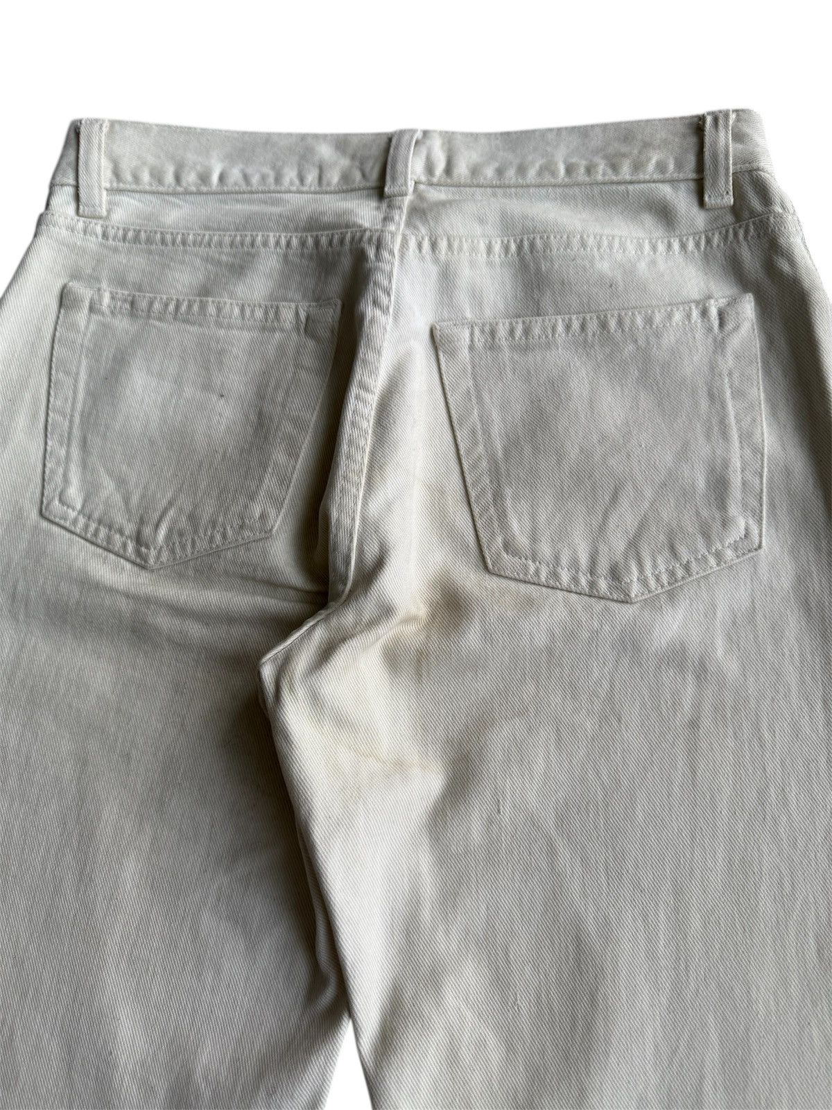 Helmut Lang 1998 Helmut Lang White Denim on Kanye Style Size US 29 - 9 Thumbnail
