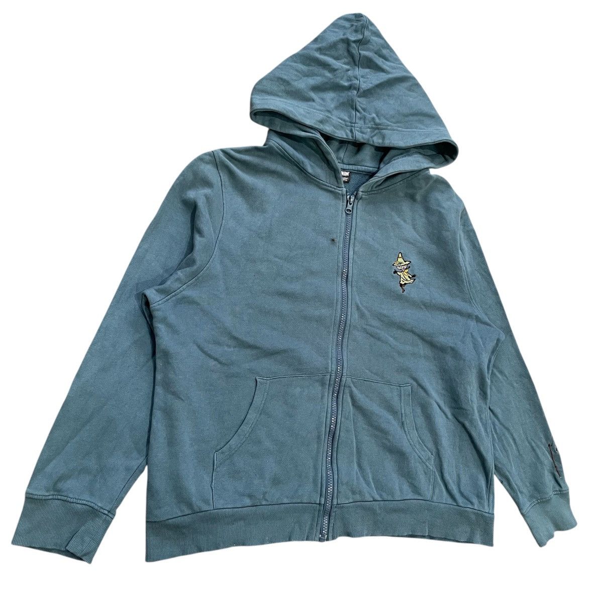 Anime Vintage Moomin Snufskin Fullzip Hoodie Size M / US 6-8 / IT 42-44 - 2 Thumbnail