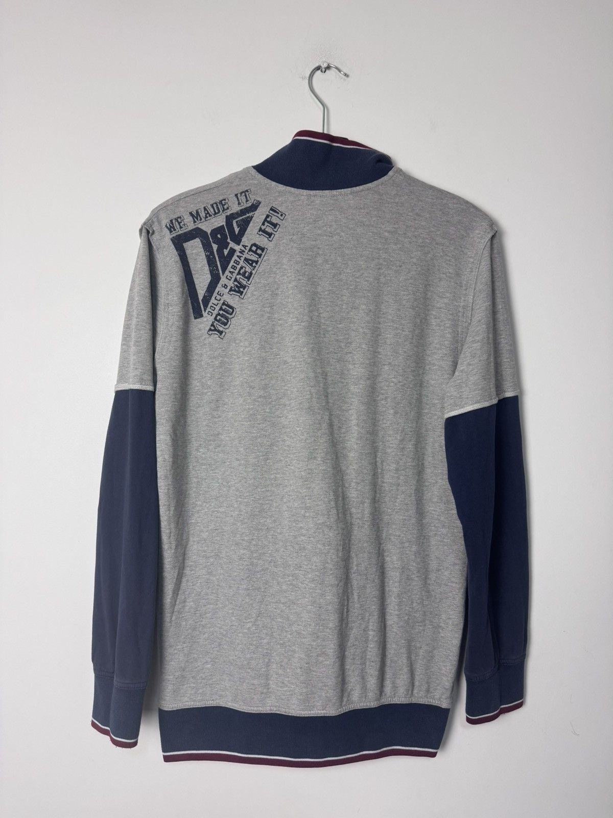 Dolce & Gabbana Dolce Gabbana “We Made It” Archive Half Zip Pullover D&G Size US M / EU 48-50 / 2 - 10 Thumbnail