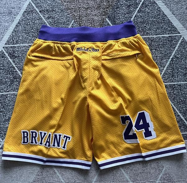 NBA XL Laker Short 24 Kobe Bryant Short Nba Pocket Short Size US 36 / EU 52 - 3 Thumbnail