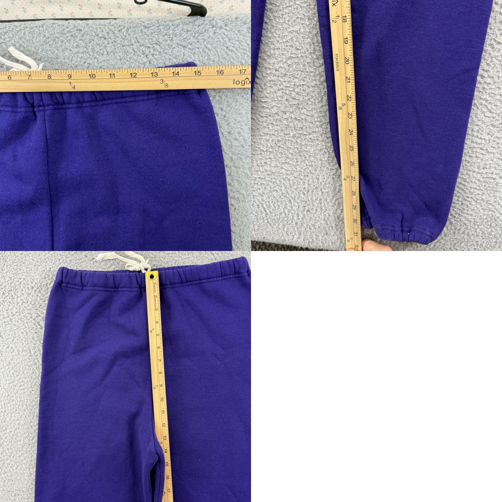 Russell Athletic VINTAGE Russell Athletic Sweatpants Men Large Purple Athletic Sweatpants 90s USA Mens Size US 33 - 8 Thumbnail