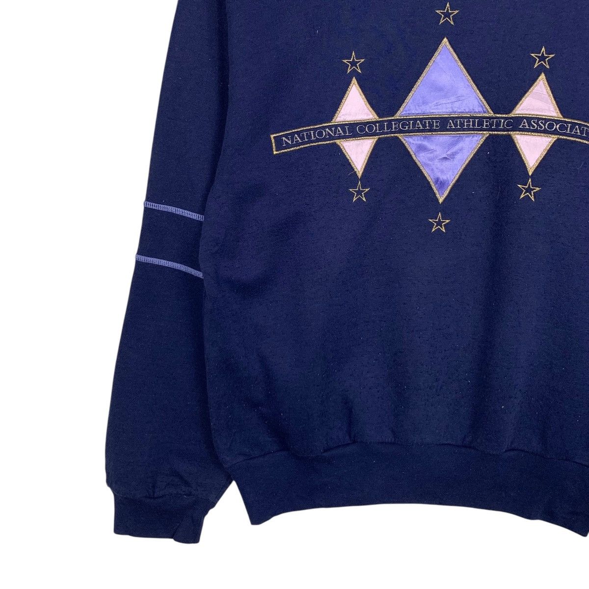 Japanese Brand NCAA Big Logo Crewneck Sweatshirt #1779-C79 Size L / US 10 / IT 46 - 3 Thumbnail