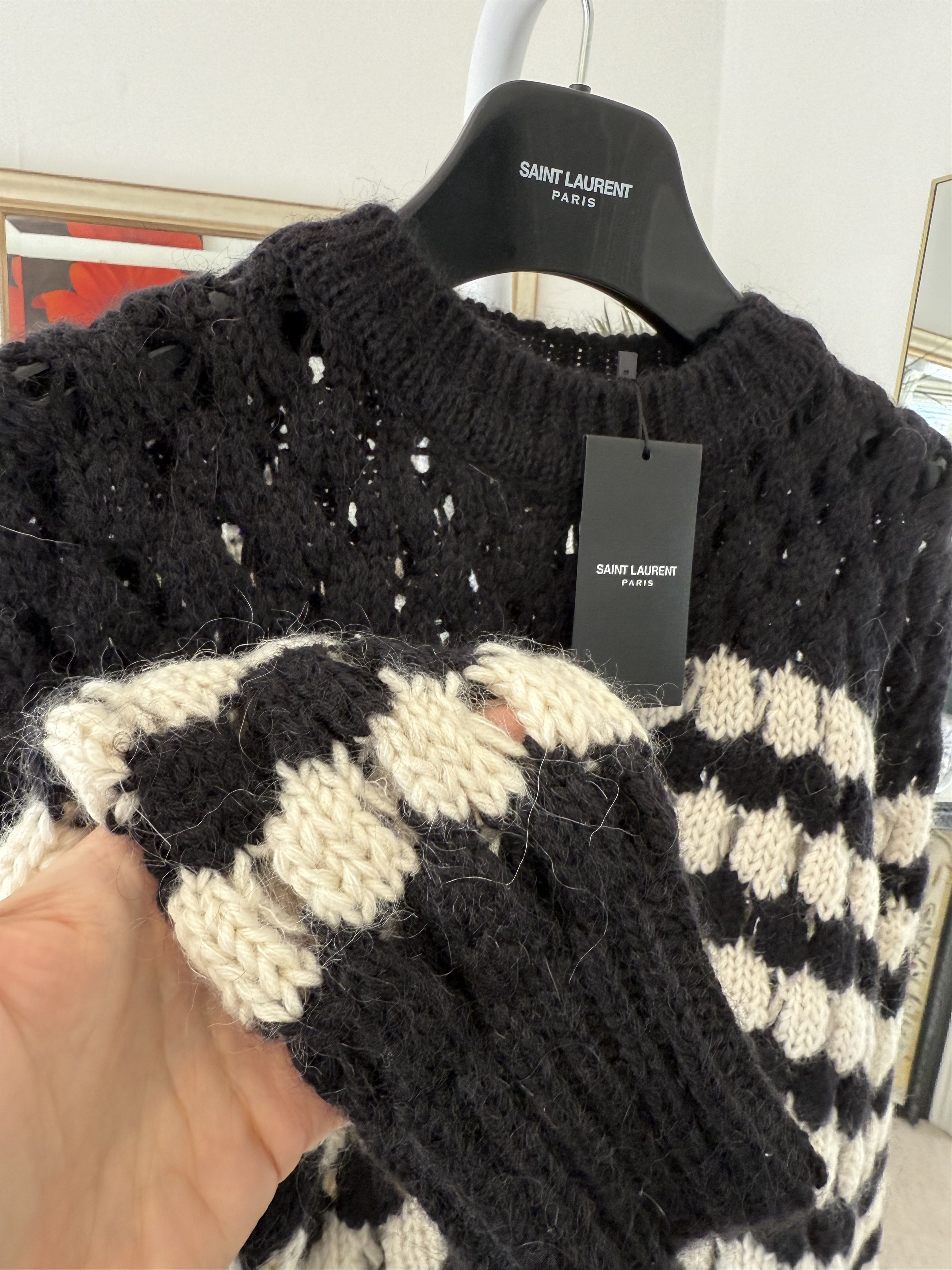 Saint Laurent Paris SS19 Saint Laurent Alpaca Wool Knit Sweater Size US S / EU 44-46 / 1 - 9 Thumbnail