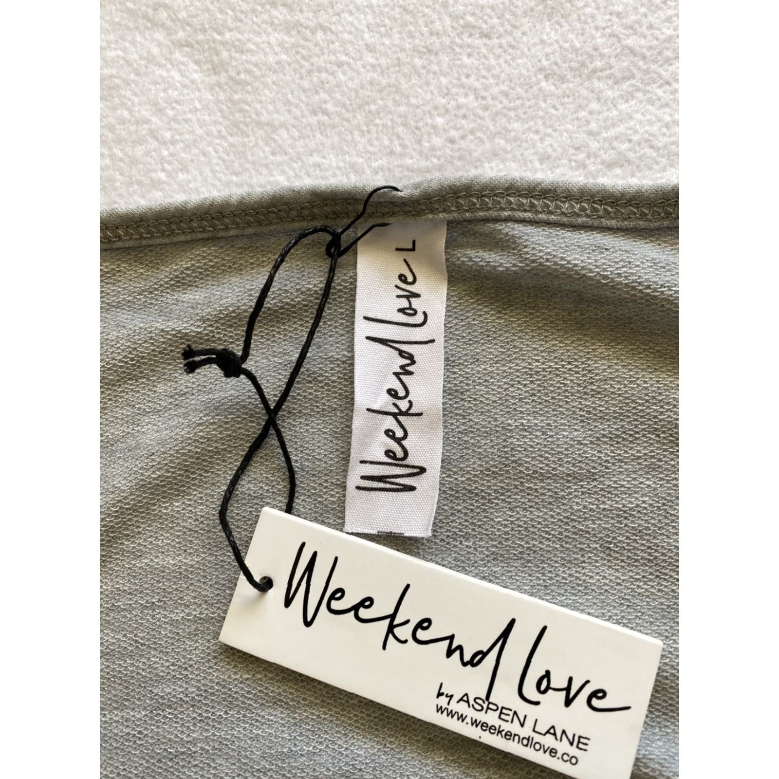 Vintage VINTAGE Weekend Love T-Shirt Gray Ladies L Regular Fit Casual Short Sleeve Pullover Round Neck Oversized Blouse Top NWT 21-31 Size L / US 10 / IT 46 - 5 Thumbnail