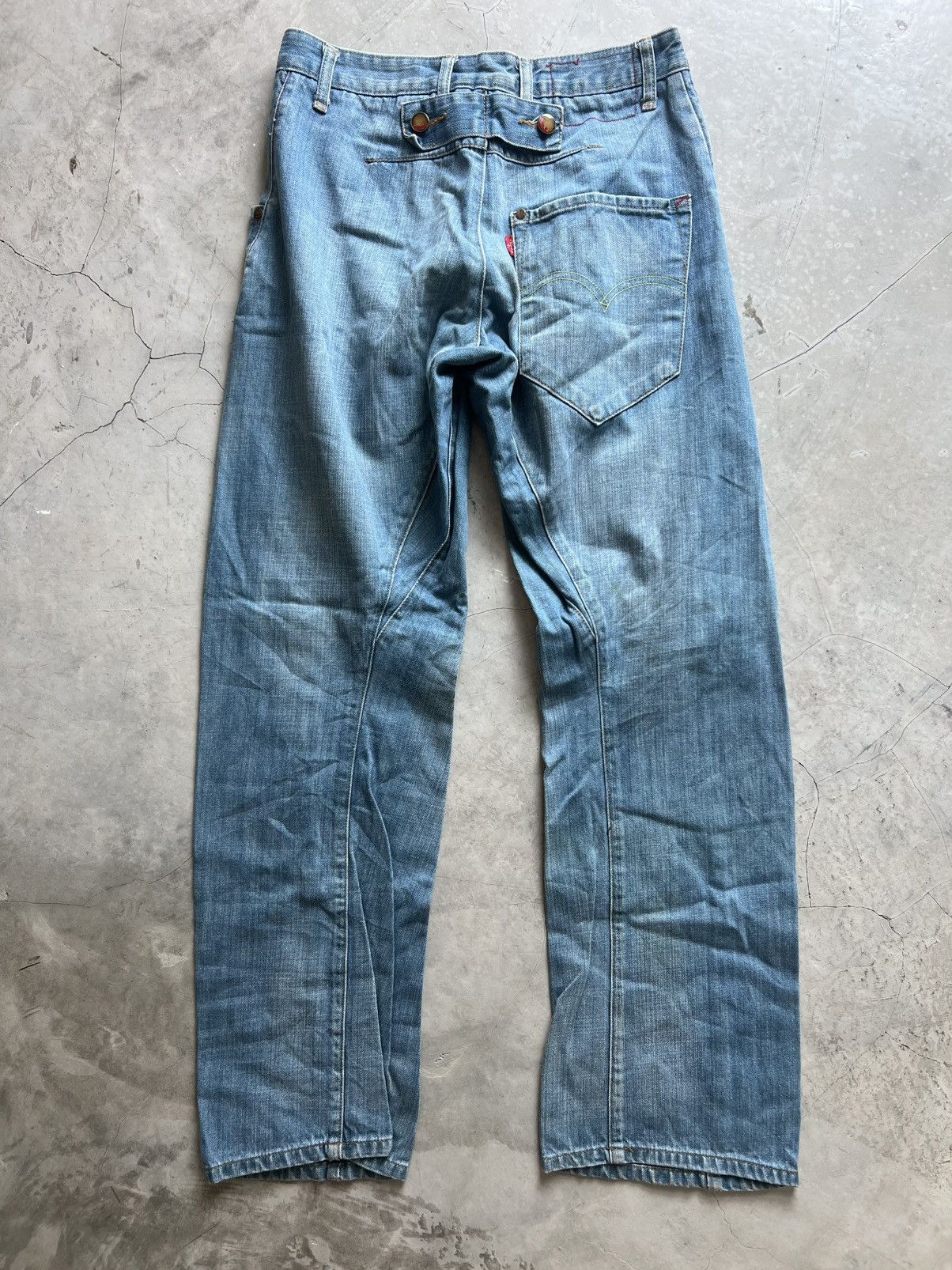 Levi's Levis Engineered Jeans Buckle Back Tag W30 Actual 30x30 Size US 30 / EU 46 - 5 Thumbnail