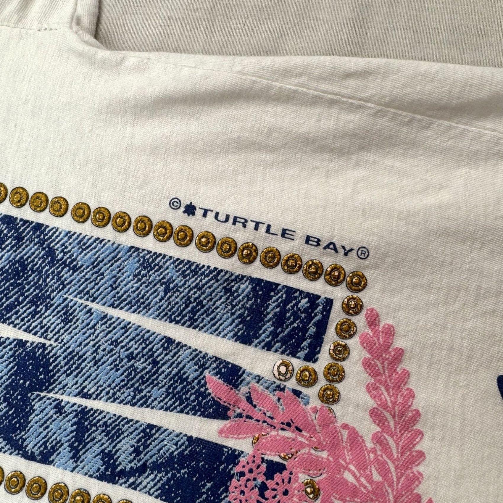 Vintage VINTAGE Cato T Shirt Womens M White 90s 80s Denim Days Hipster Comfort Regular Short Sleeve Crew Neck Size M / US 6-8 / IT 42-44 - 3 Thumbnail