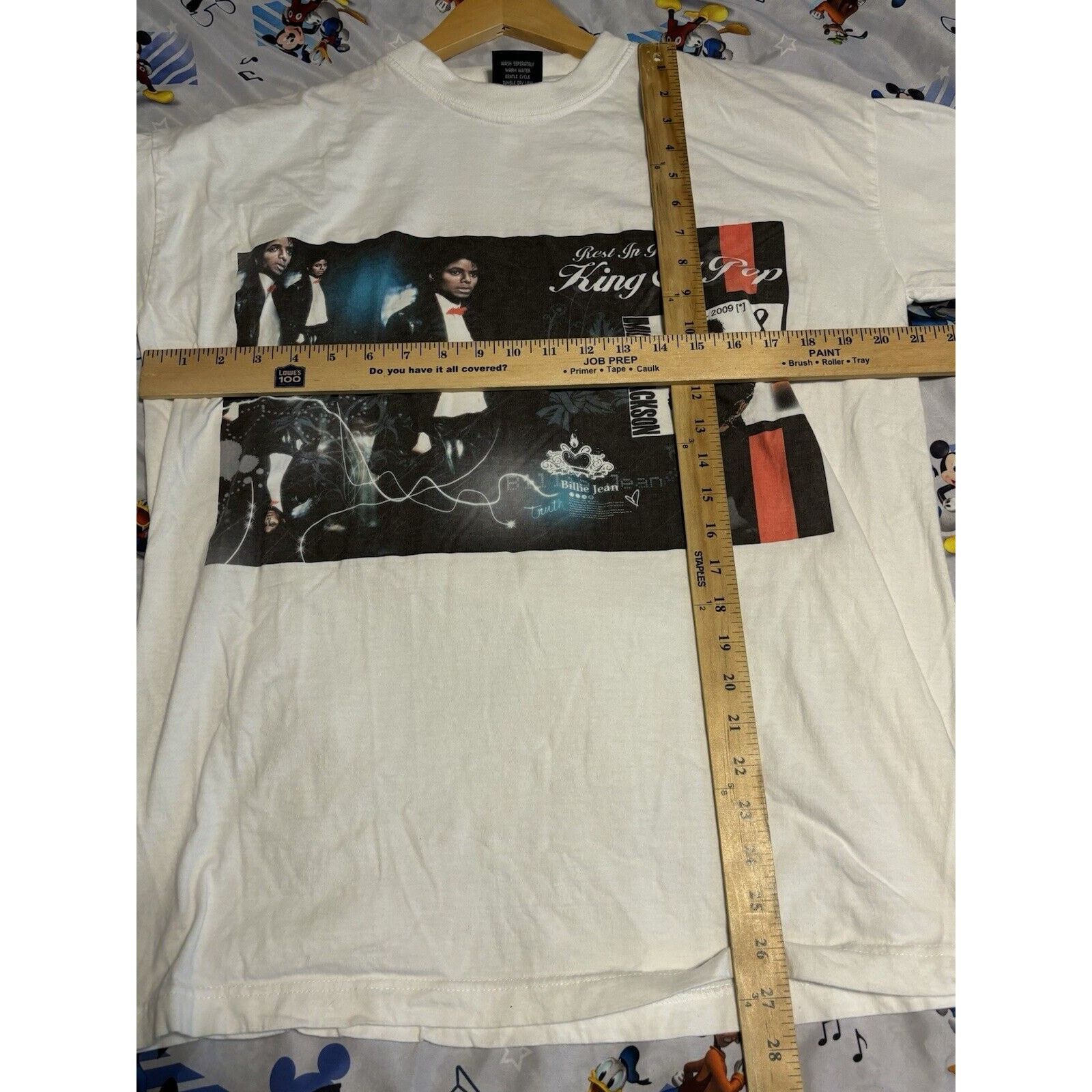 Michael Jackson vintage king of pop michael jackson white shirt size 1xl Size US XL / EU 56 / 4 - 4 Thumbnail
