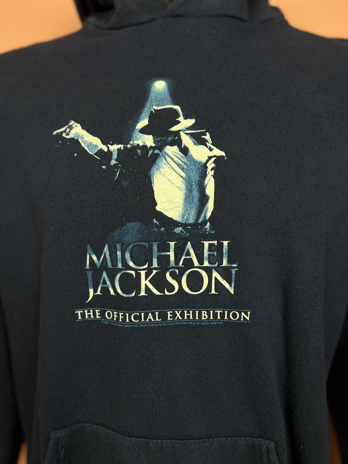 Vintage Michael Jackson music hoodie 2005 rock official exhibition Size US L / EU 52-54 / 3 - 2 Thumbnail