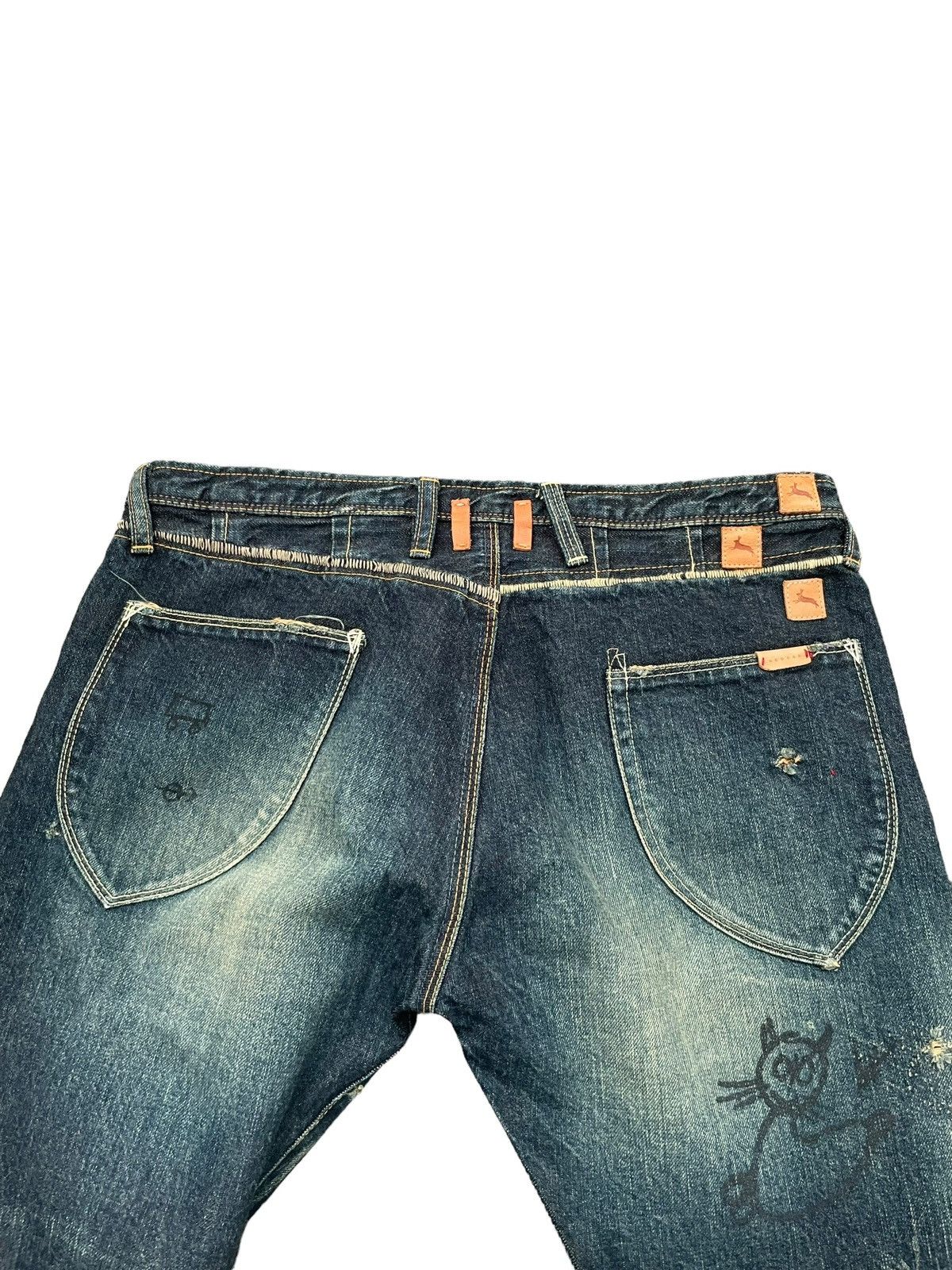Japanese Brand × Paul Smith Red Ear Paul Smith Red Ear Howgate Wonder Selvedge Distresed Size US 31 - 14 Thumbnail