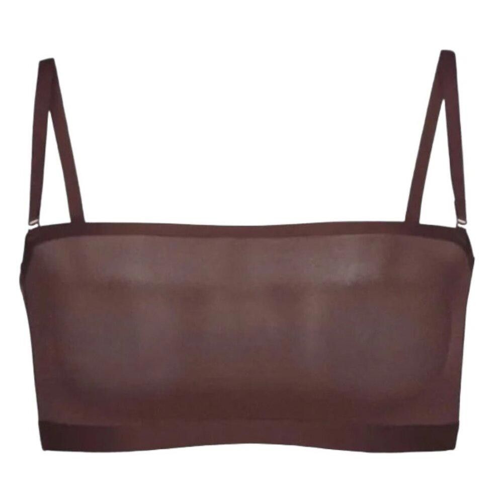 Designer SKB1708 Skims NWT Sheer Sculpt Bandeau Espresso 3X Size ONE SIZE - 1 Thumbnail