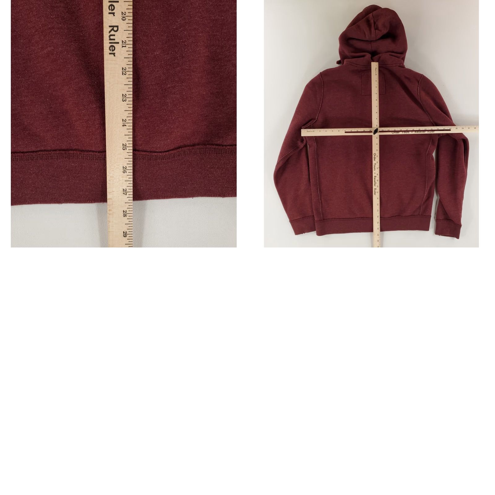 Abercrombie & Fitch Abercrombie & Fitch Hoodie Sweatshirt Full Zip Jacket Red Maroon Mens XL Size US XL / EU 56 / 4 - 8 Thumbnail