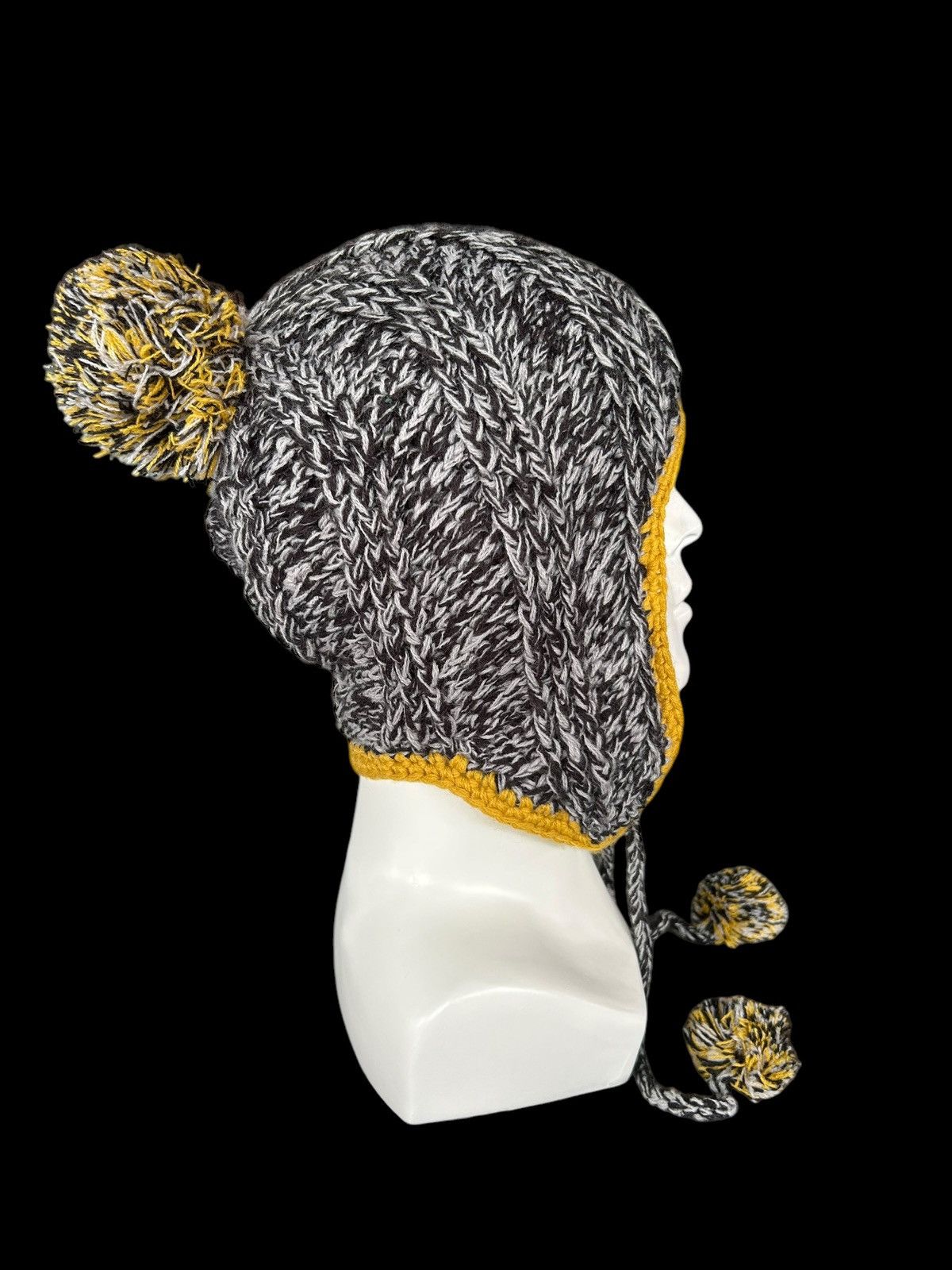Japanese Brand × Kapital × Vintage Crochet Knitted Japanese Adidas Beanie Hats Rare 🎌☠️ Size ONE SIZE - 3 Thumbnail