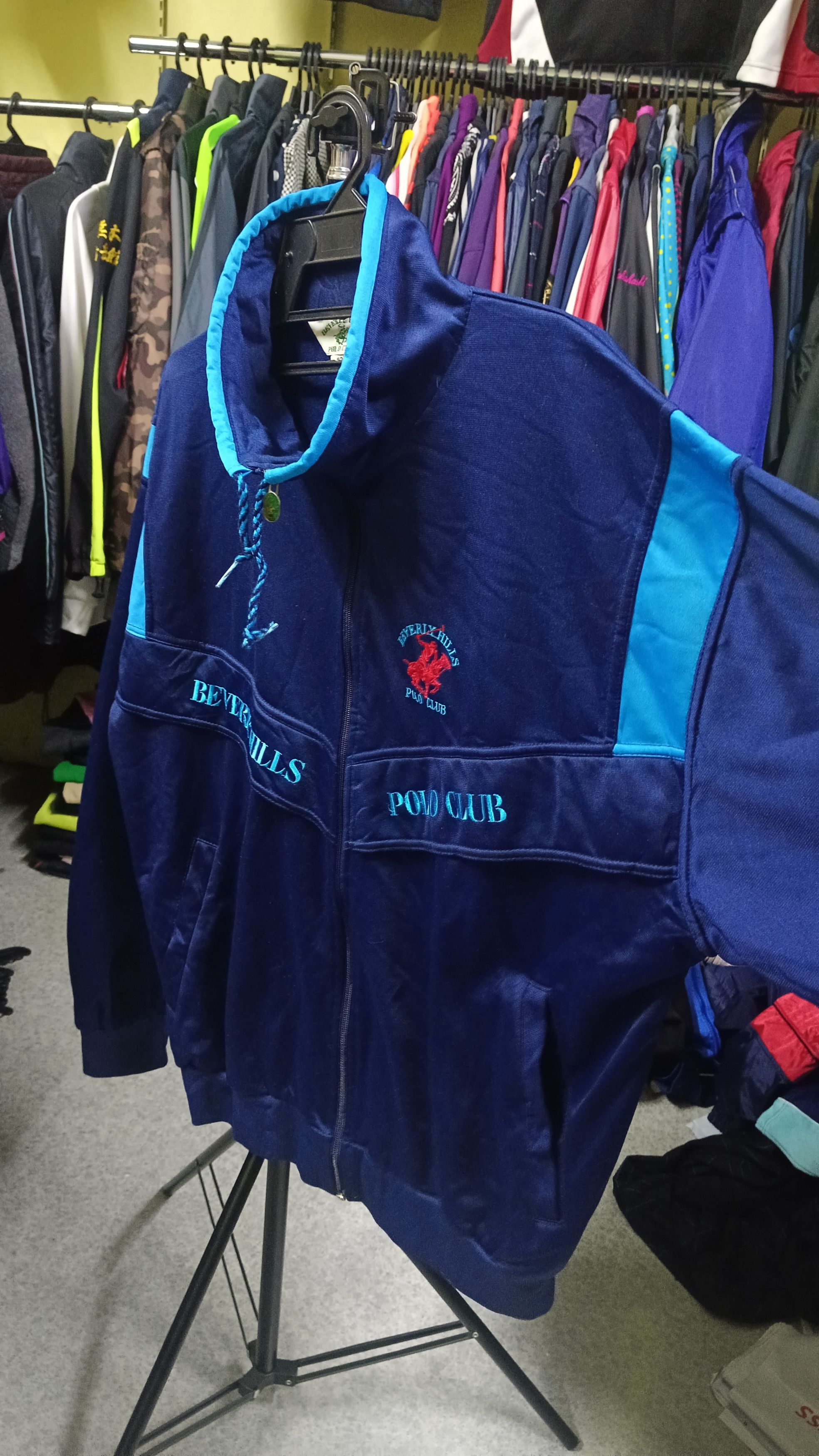 Beverly Hills Polo Club × Vintage 🔥 Rare Vintage Beverly Hills Polo Club Track Sweater Size US L / EU 52-54 / 3 - 3 Thumbnail