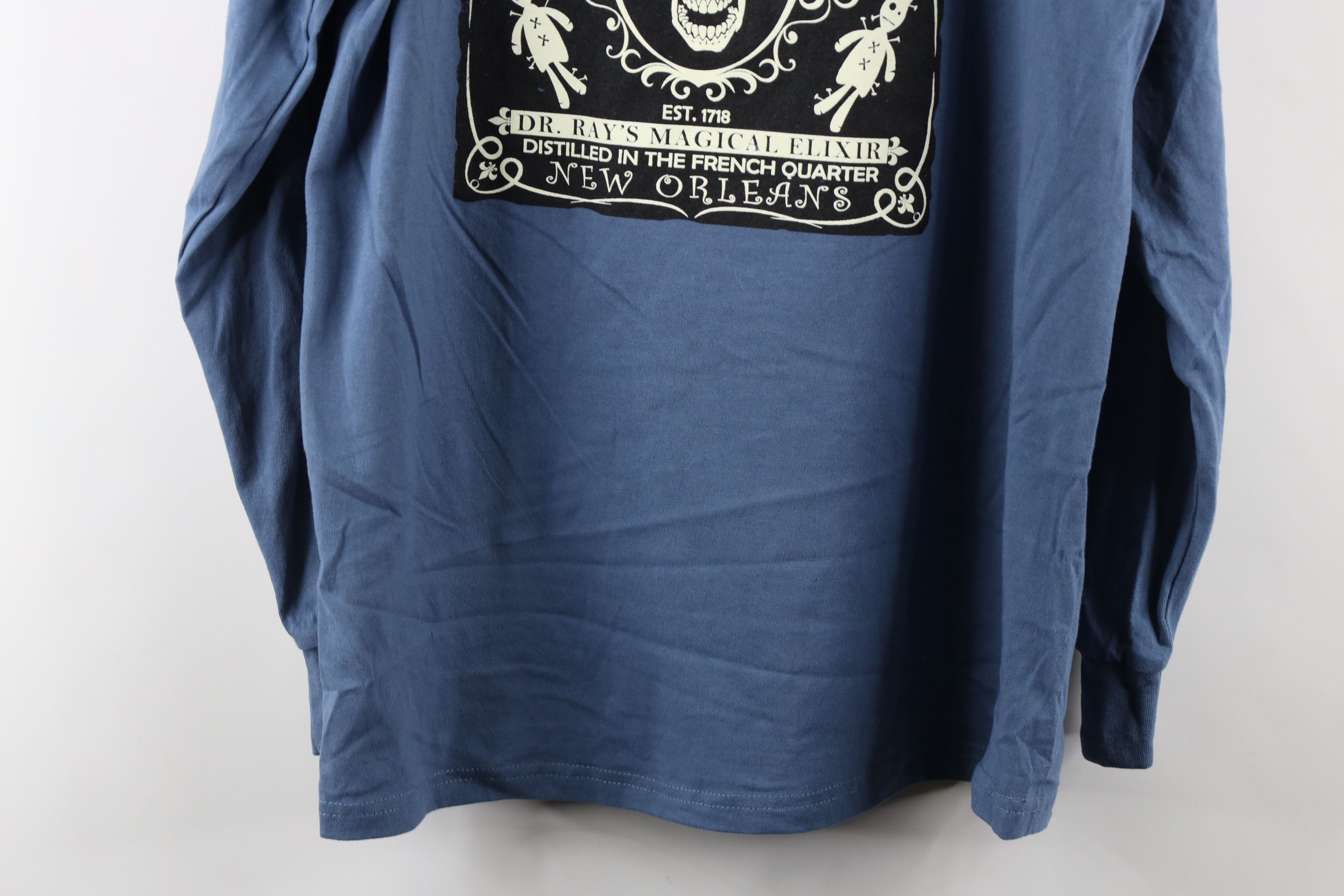 Vintage Vintage Streetwear Skull New Orleans Long Sleeve T-Shirt Size US L / EU 52-54 / 3 - 9 Thumbnail