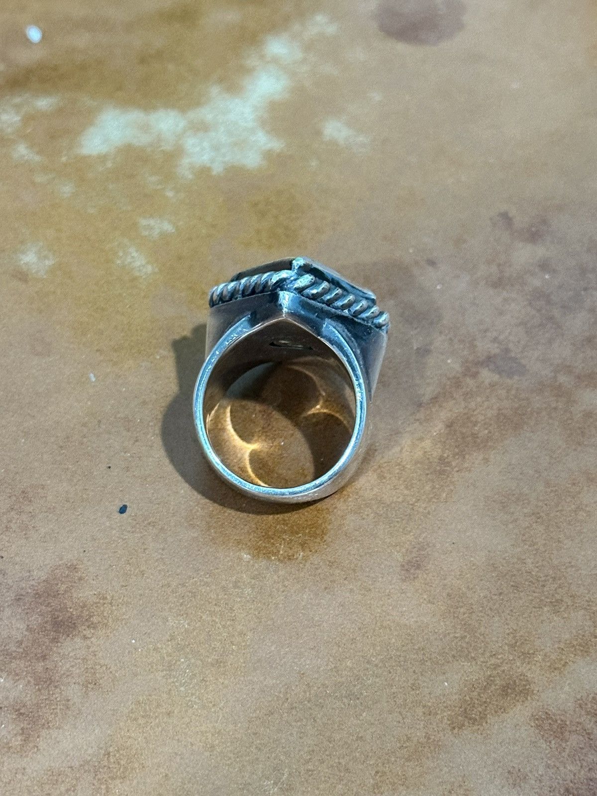 Larry Smith Larry Smith Lozenge Turquoise Ring Size ONE SIZE - 5 Thumbnail