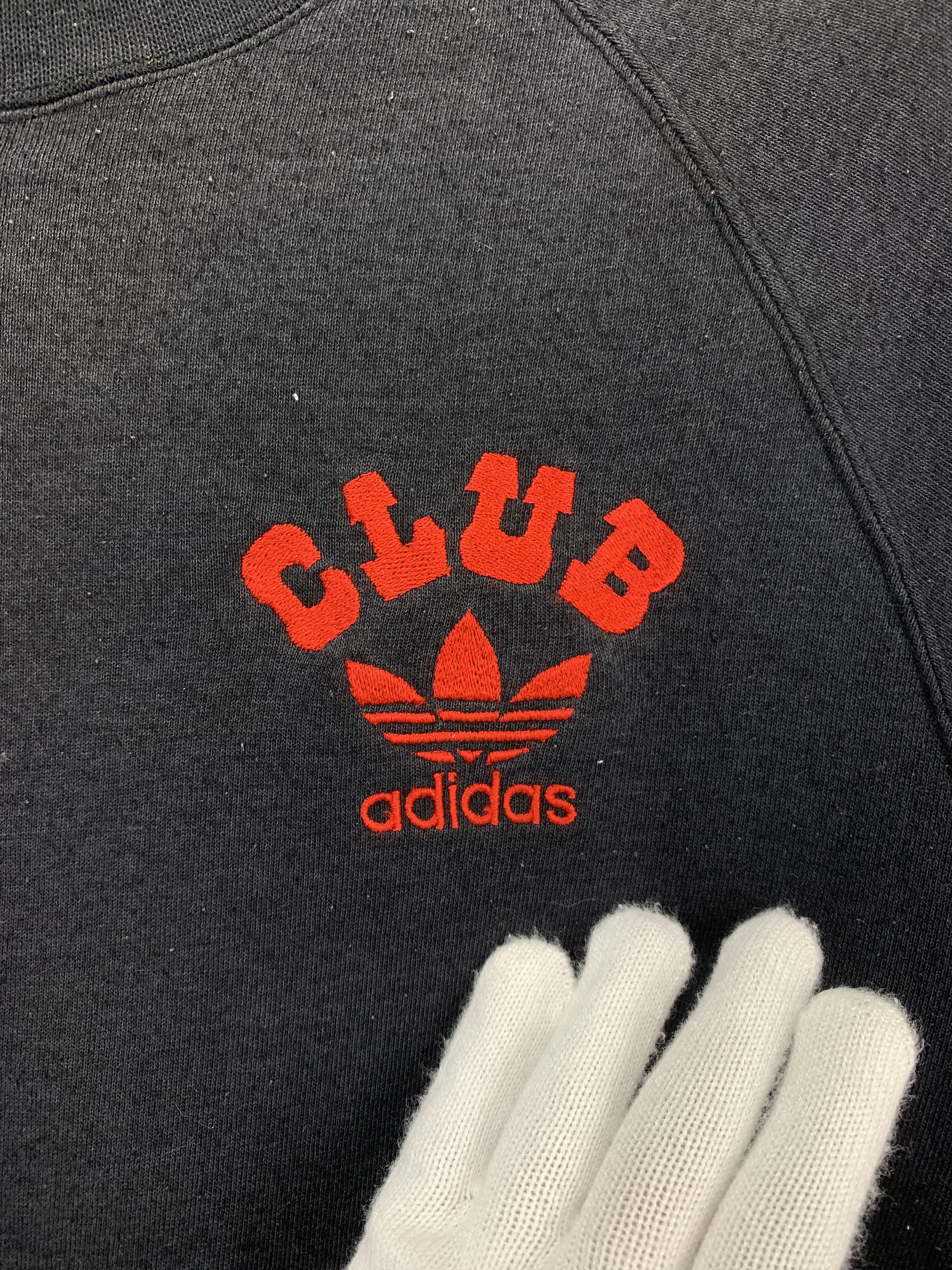 Adidas Vintage ADIDAS CLUB Crew Neck Sweatshirt #2259/23 Size US S / EU 44-46 / 1 - 2 Thumbnail