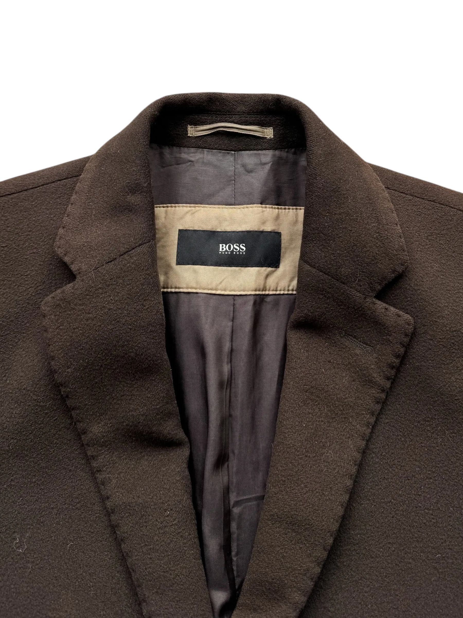 Hugo Boss Hugo Boss Vintage Distressed Wool Coat(V38) Size US S / EU 44-46 / 1 - 13 Thumbnail