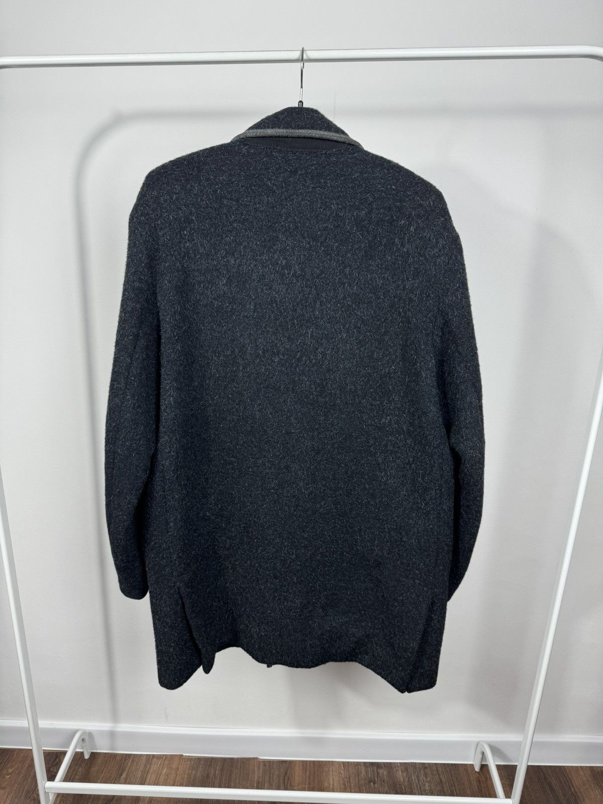 Other Vintage Burton Wool Cashmere Coat Jacket Dark Grey Womens Size XXL / US 16-18 / IT 52-54 - 11 Thumbnail
