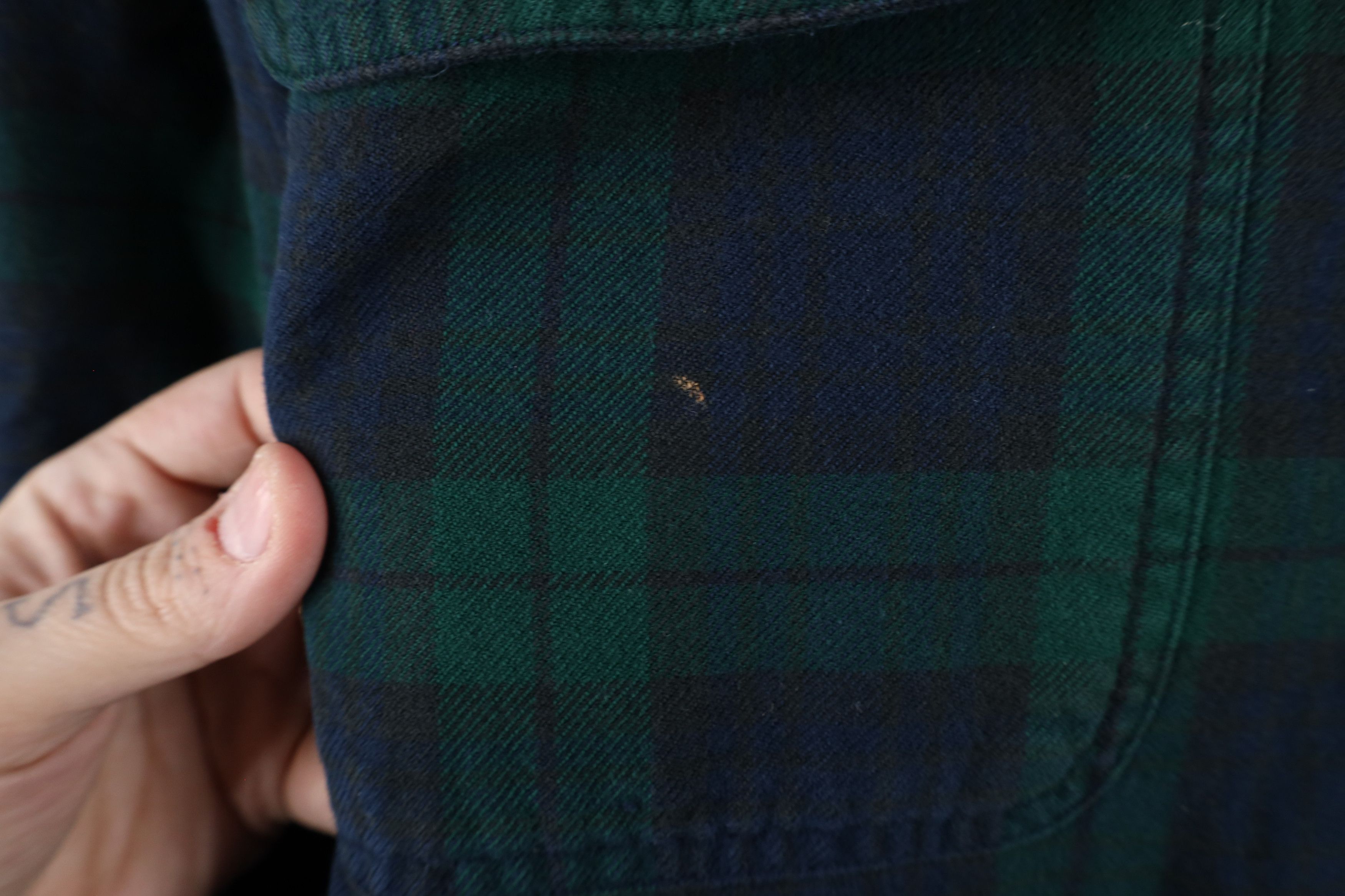 L.L. Bean × Vintage Vintage LL Bean Fleece Lined Flannel Button Shirt Jacket Size US M / EU 48-50 / 2 - 5 Thumbnail