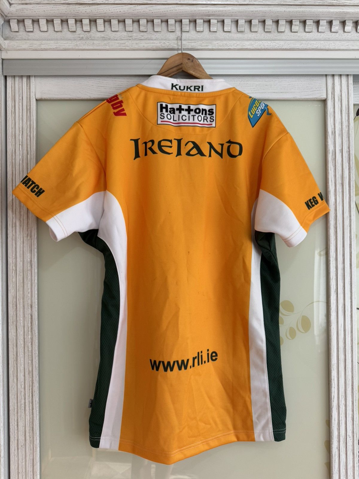 Other Rare Ireland vs Lebanon 2007 Signed Rugby Jersey Vintage Kit Size US XXL / EU 58 / 5 - 4 Thumbnail