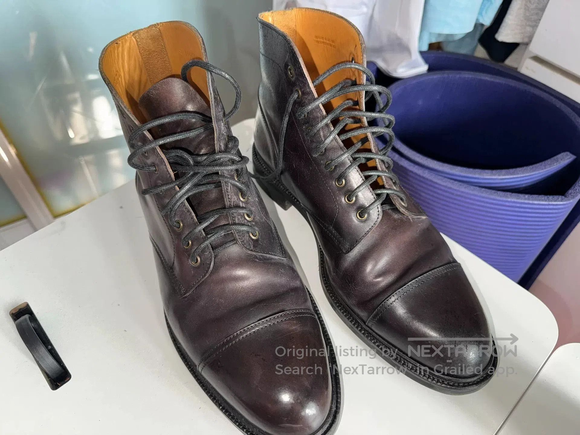 Meermin Meermin Shell Cordovan Captoe High. Size US 10 / EU 43 - 2 Thumbnail