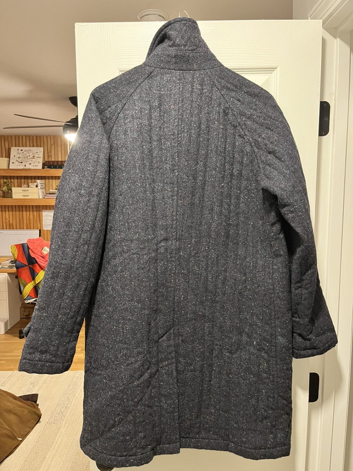 Ts(S) Ts(s) quilted navy wool overcoat Size US M / EU 48-50 / 2 - 8 Thumbnail