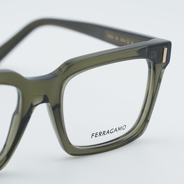 Salvatore Ferragamo Salvatore Ferragamo SF2993 320 Unisex Eyeglasses Khaki 53mm Size ONE SIZE - 8 Thumbnail