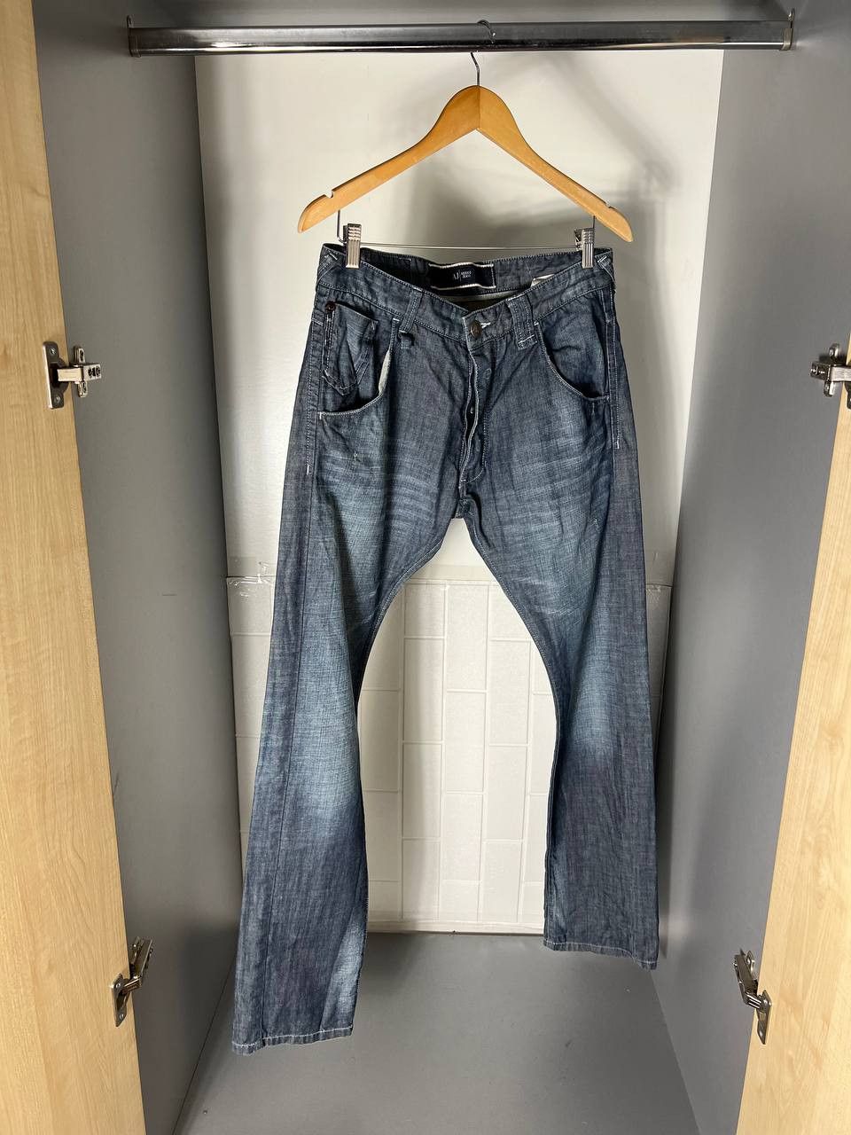 Armani VINTAGE ARMANI JEANS RETRO ITALIAN DESIGNER JEANS Y2K 90s Size US 32 / EU 48 - 6 Thumbnail