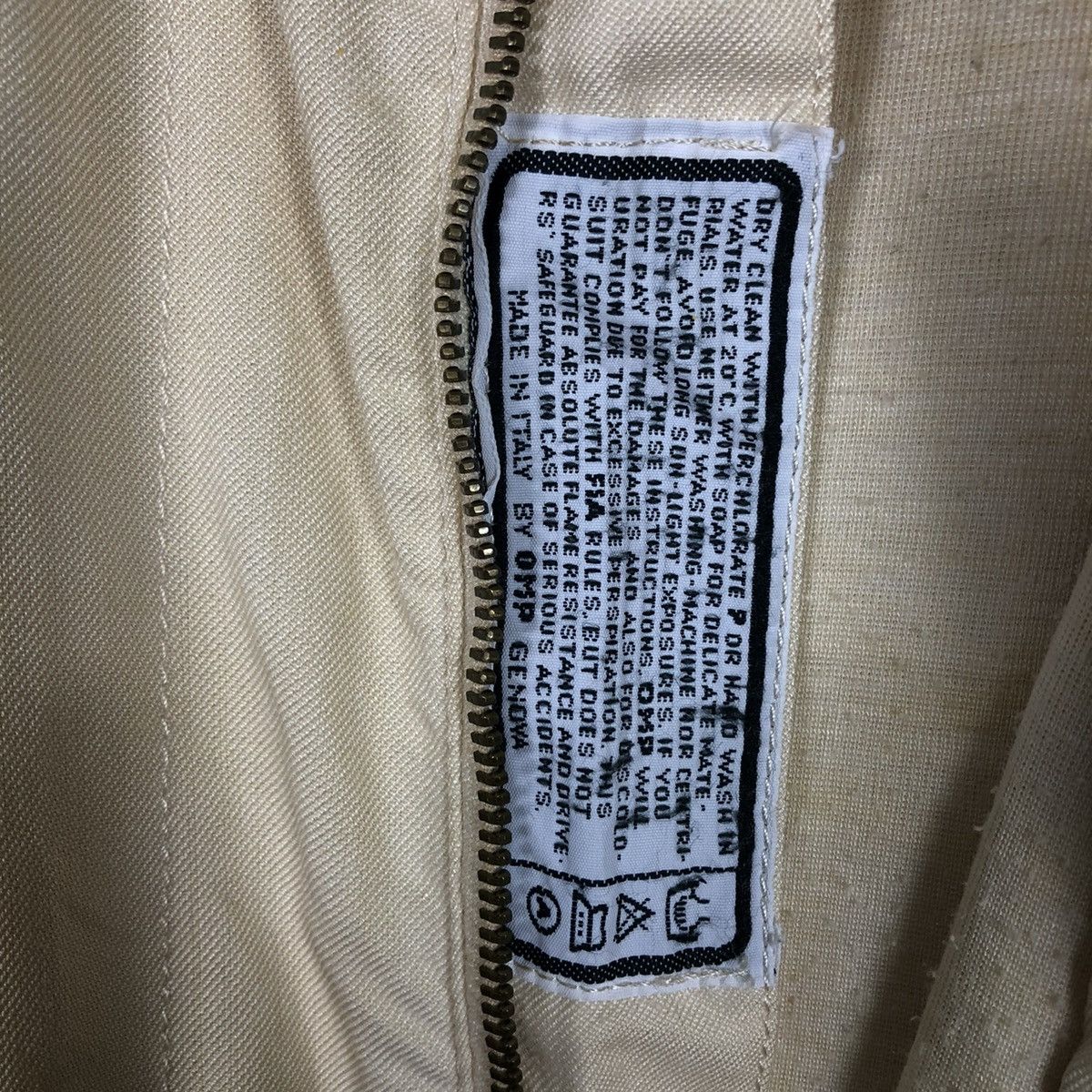 Kadoya 🔥VINTAGE COVERALL RACING OMP GENOVA MADE IN ITALY Size US 36 / EU 52 - 19 Thumbnail