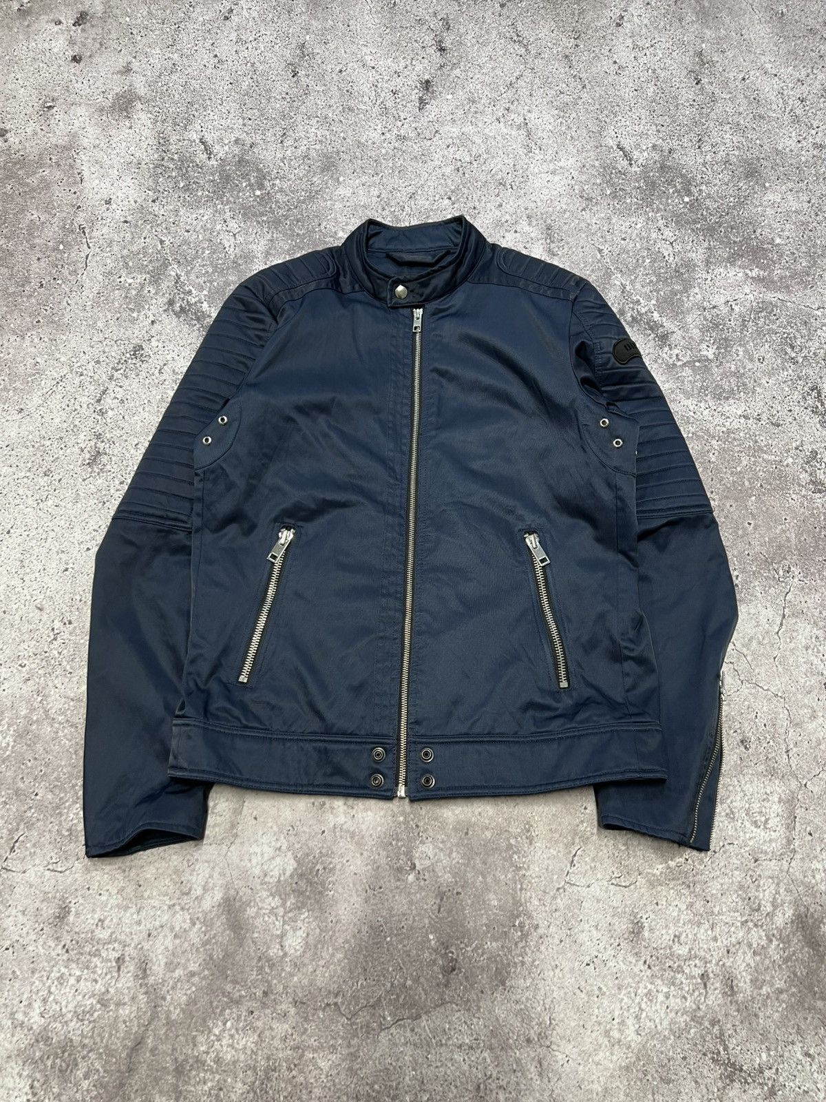 Diesel Vintage Y2K Diesel Biker Jacket Streetwear 90s Style Size US L / EU 52-54 / 3 - 3 Thumbnail
