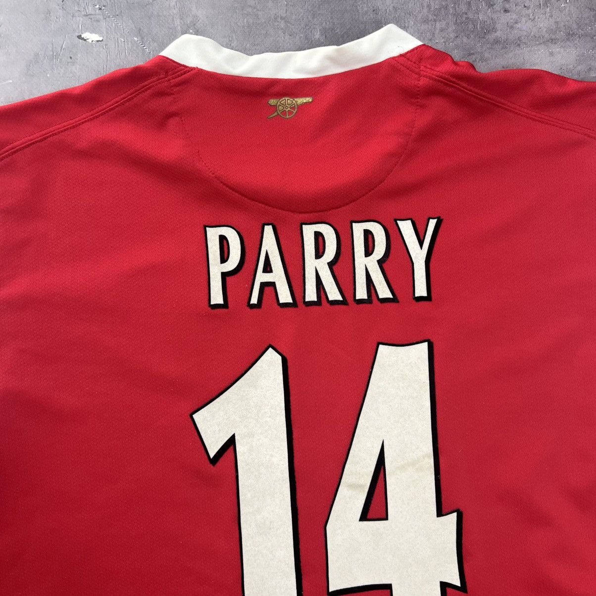 Other Rare! Parry 14 Nike Arsenal Soccer Jersey Shirt 00s Size US M / EU 48-50 / 2 - 18 Thumbnail