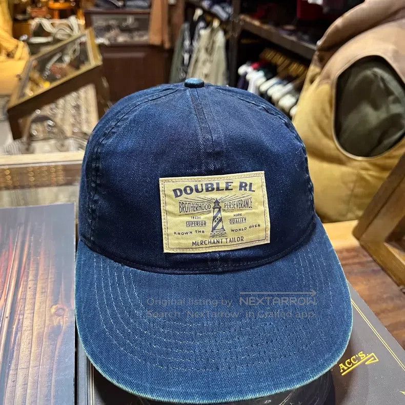 RRL Ralph Lauren RRL Ralph Lauren Old blue dye adhesive baseball cap Size ONE SIZE - 1 Thumbnail