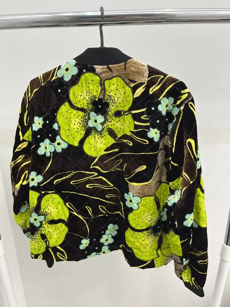 Dries Van Noten Dries Van Noten Fall 2020 Velvet Floral Quilted Jacket Size M / US 6-8 / IT 42-44 - 3 Thumbnail