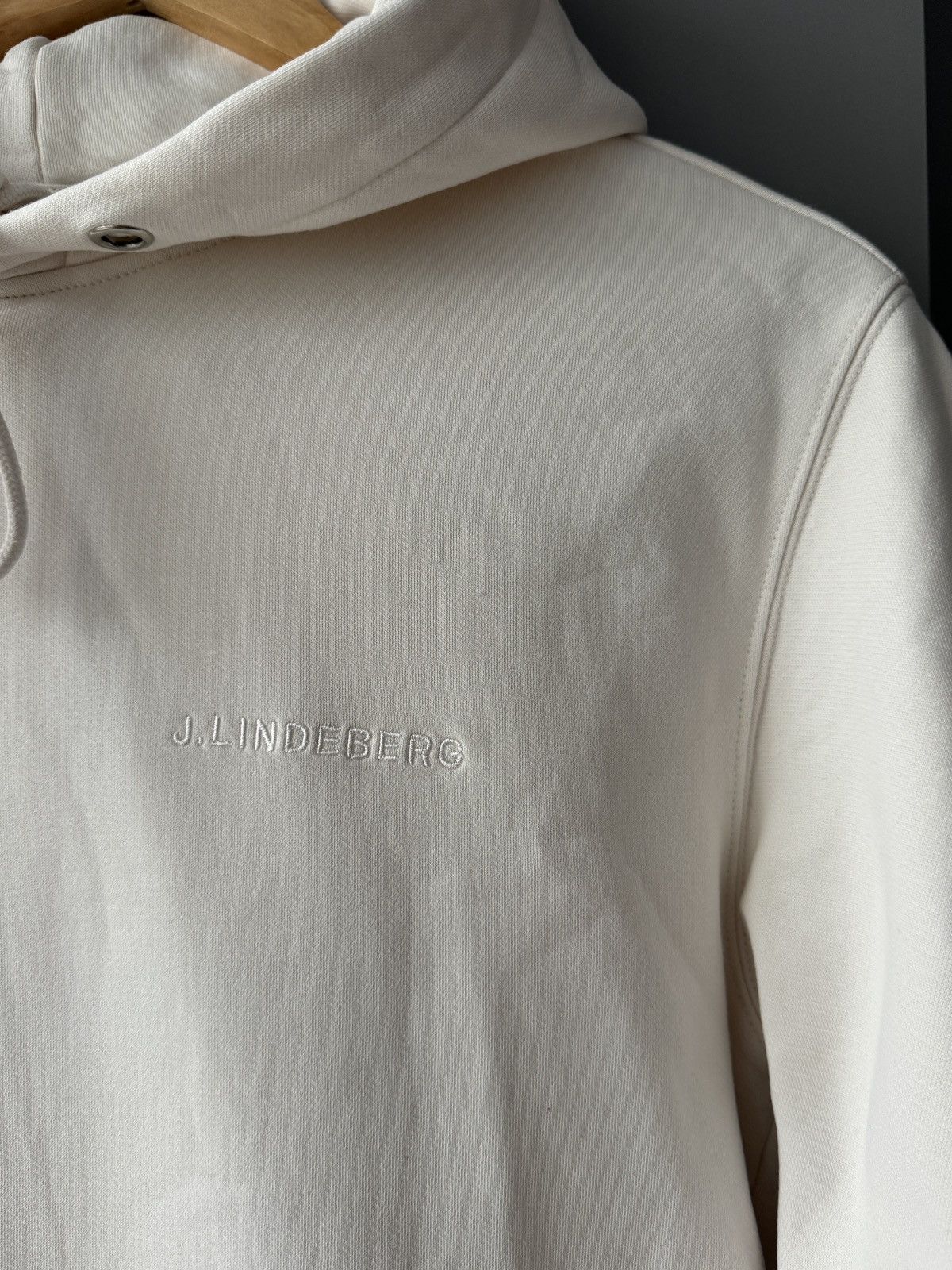J.Lindeberg J.Lindenberg Men’s Beige Chip Pocket Basic Hoodie Size US S / EU 44-46 / 1 - 2 Thumbnail