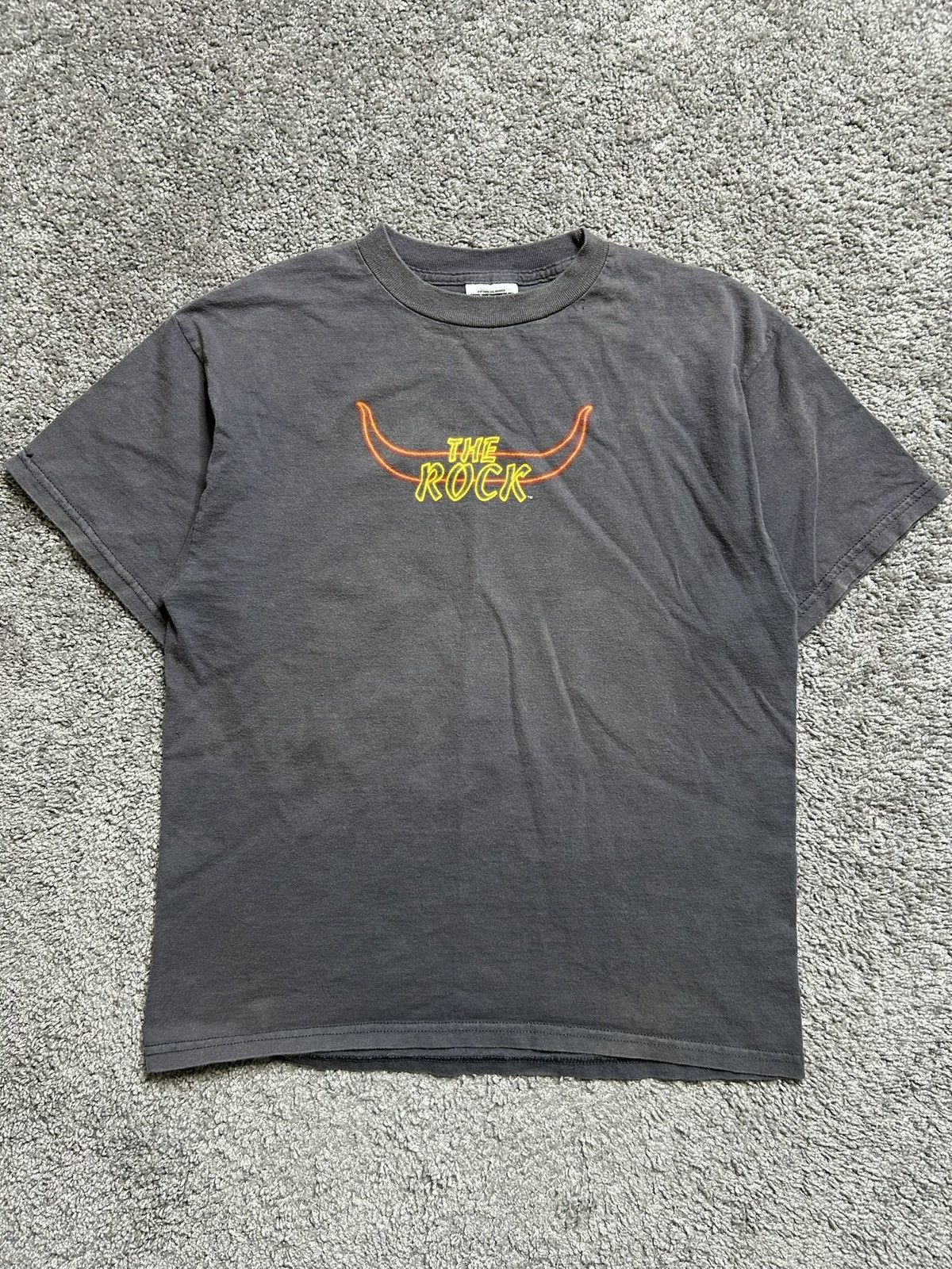 WWE Vintage 90s The Rock Layin the Smack Down WWE Wrestling Tee Size US XL / EU 56 / 4 - 6 Thumbnail