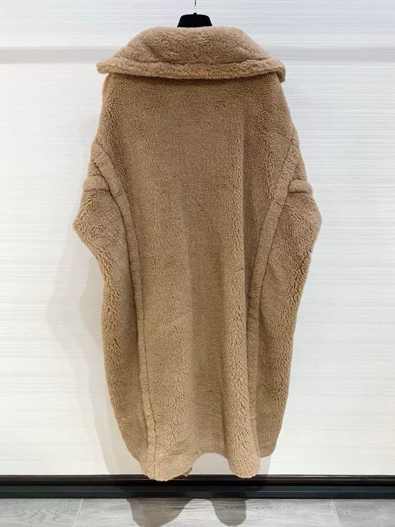 Max Mara Max Mara Tedgirl collection teddy classic black solid long Size L / US 10 / IT 46 - 2 Thumbnail
